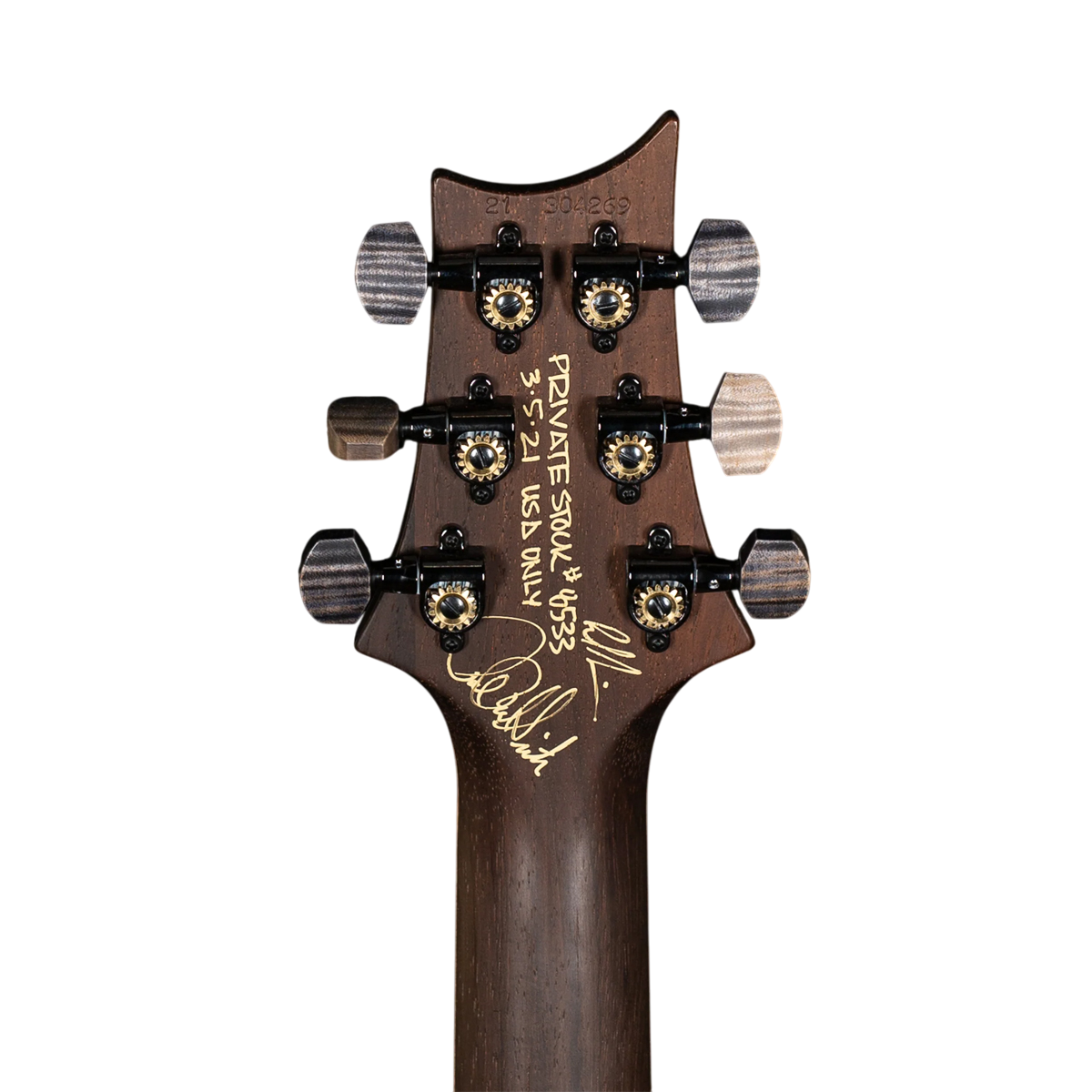 Đàn Guitar Điện PRS Custom 24 Wood Library 10 Top Private Stock, Frostbite Glow w/Case