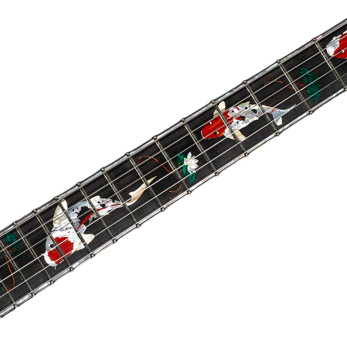 Đàn Guitar Điện PRS Custom 24 Wood Library 10 Top Private Stock, Beach Fade Koi Inlay w/Case