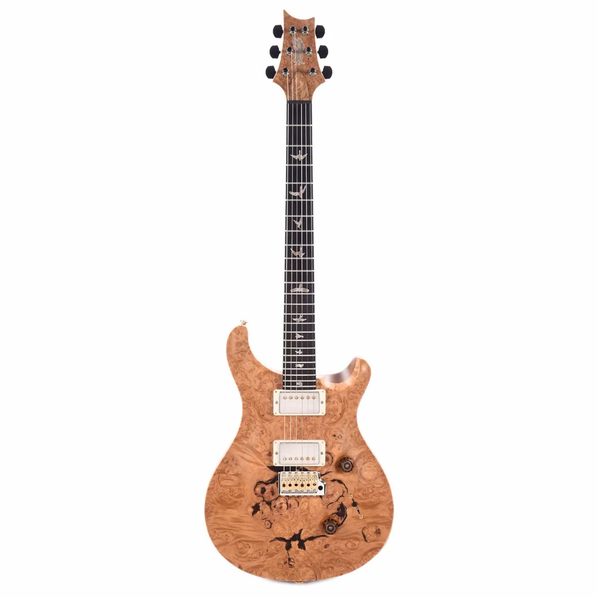 Đàn Guitar Điện PRS Custom 24 Wood Library 10 Top Private Stock, Satin Natural Quilt w/Case