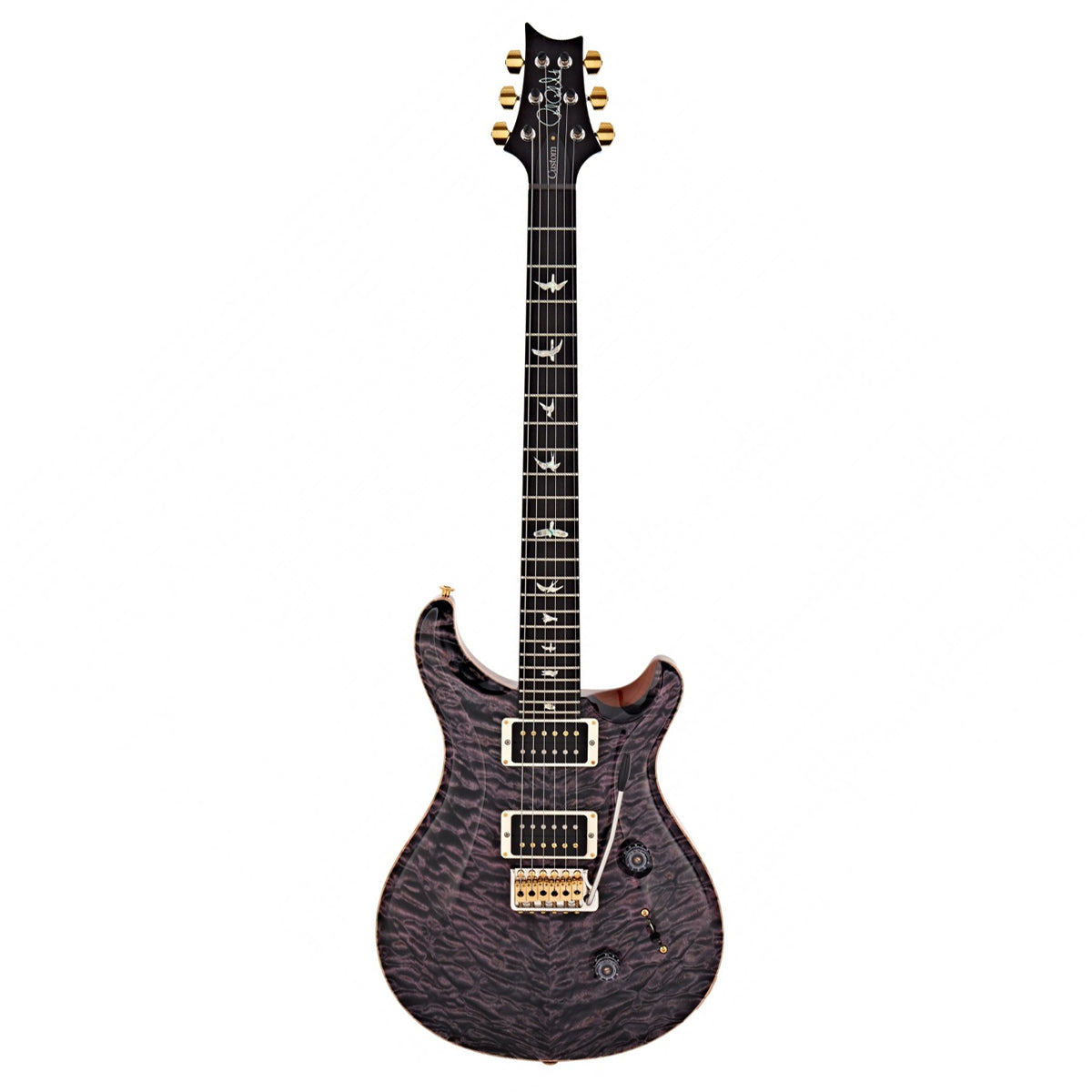 Đàn Guitar Điện PRS Custom 24 Wood Library 10 Top, Charcoal Fade w/Case
