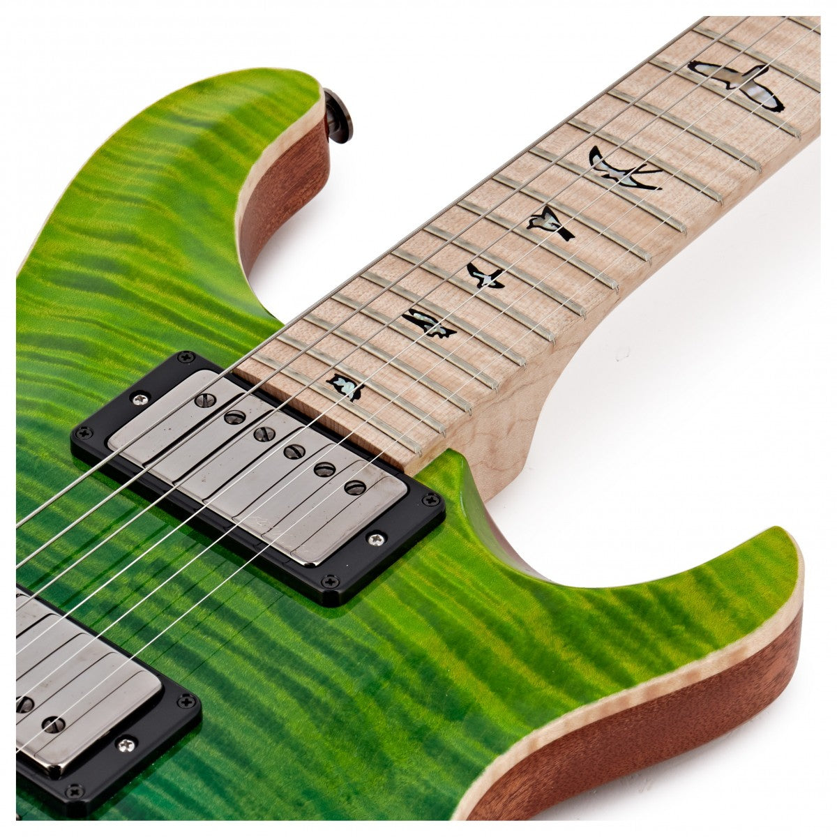 Đàn Guitar Điện PRS Custom 24 Wood Library 10 Top, Green Fade w/Case
