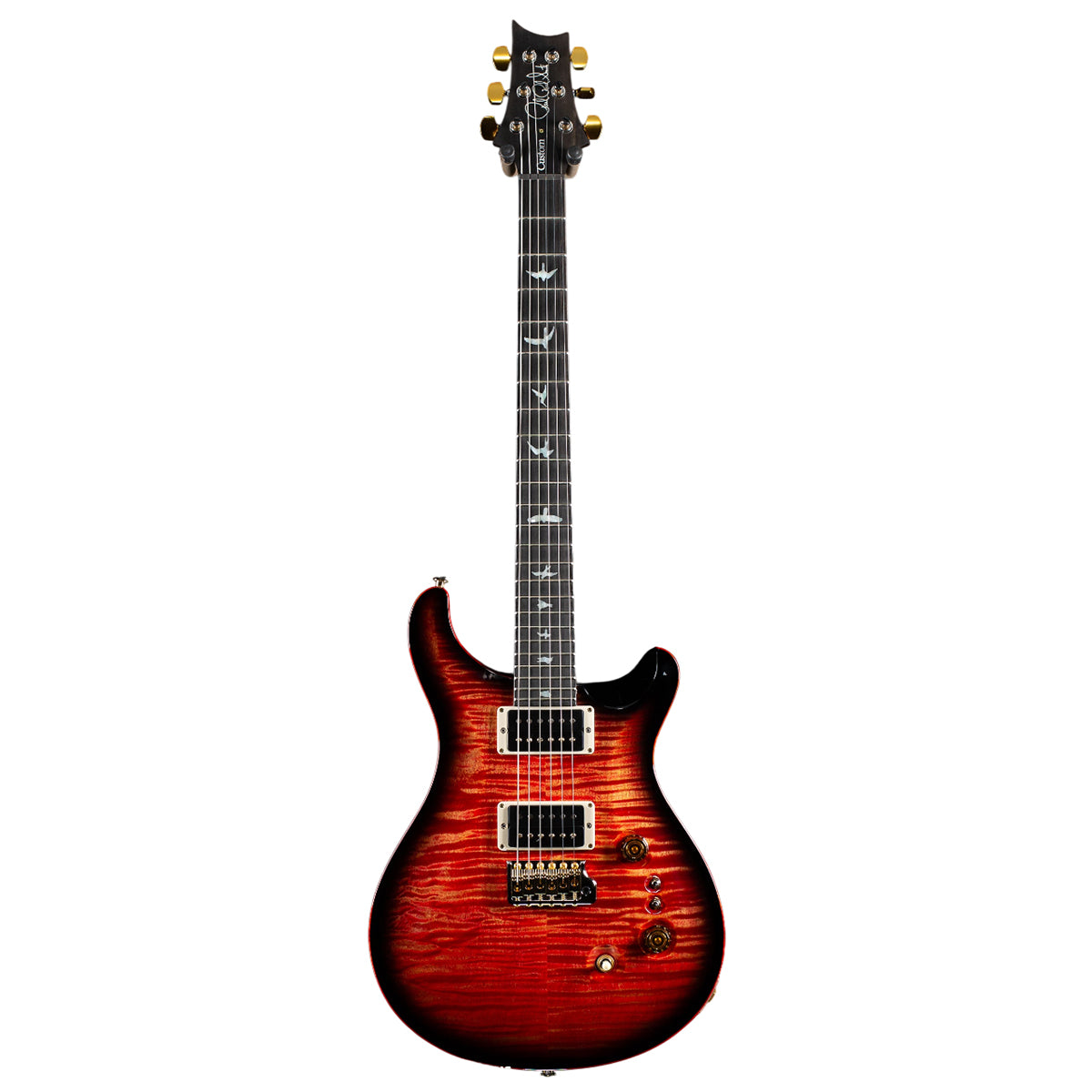 Đàn Guitar Điện PRS Custom 24-08 Wood Library 10 Top, Blood Orange Smokeburst w/Case