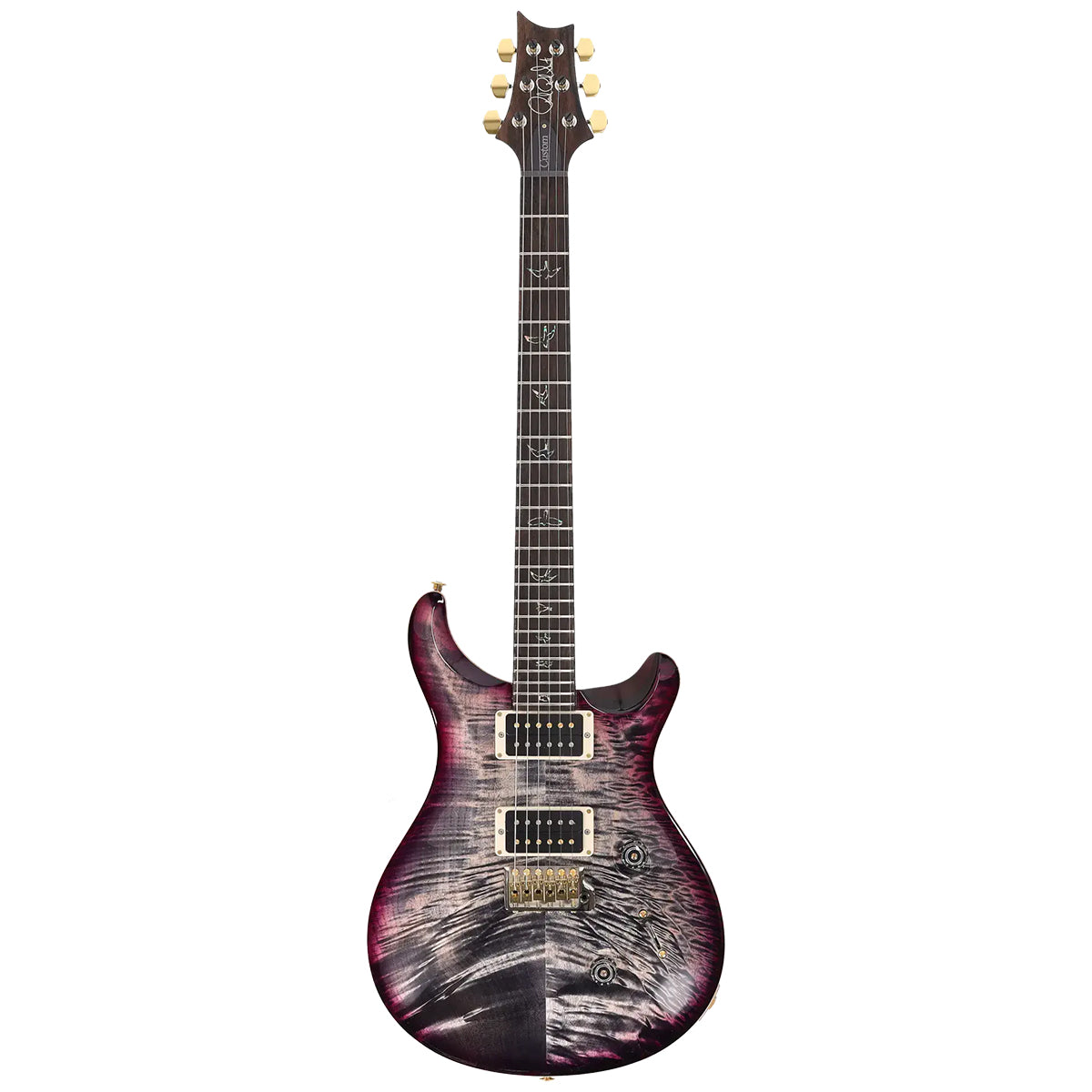 Đàn Guitar Điện PRS Custom 24 Wood Library 10 Top, Charcoal Purple Burst w/Case