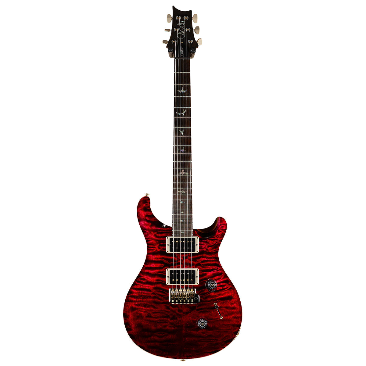 Đàn Guitar Điện PRS Custom 24 Wood Library 10 Top, Tiger Red Quilt w/Case