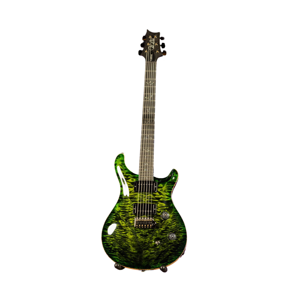 Đàn Guitar Điện PRS Custom 24 Wood Library 10 Top, Jade Green Burst w/Case
