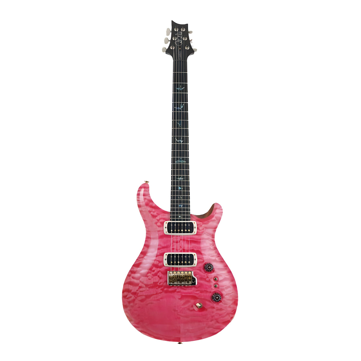 Đàn Guitar Điện PRS Custom 24-08 Wood Library 10 Top, Bonnie Pink w/Case
