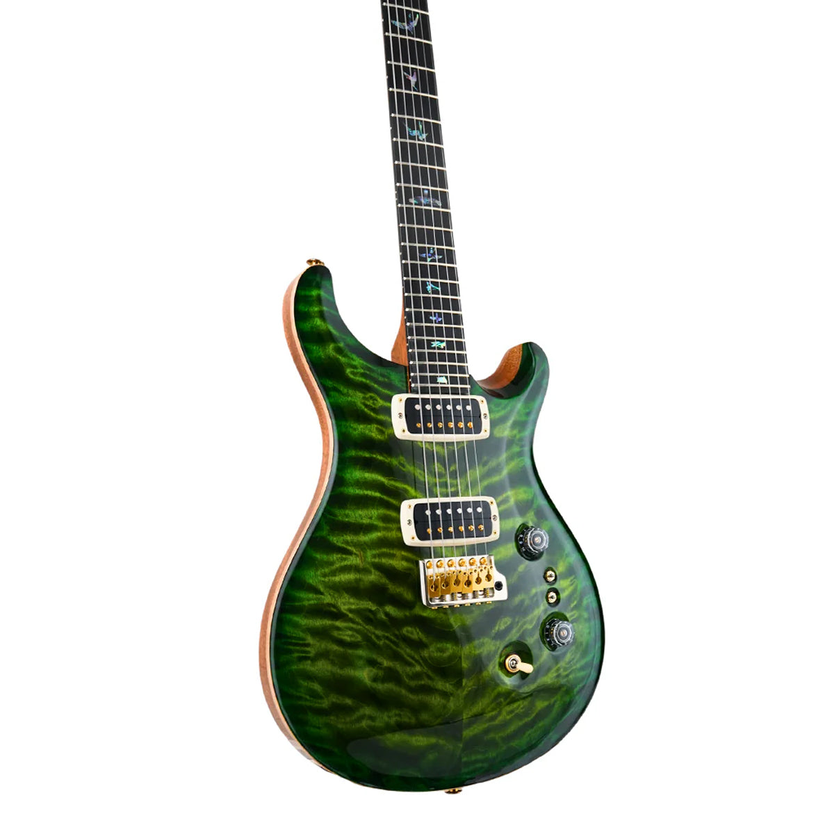 Đàn Guitar Điện PRS Custom 24-08 Wood Library 10 Top, Jade Smokeburst w/Case