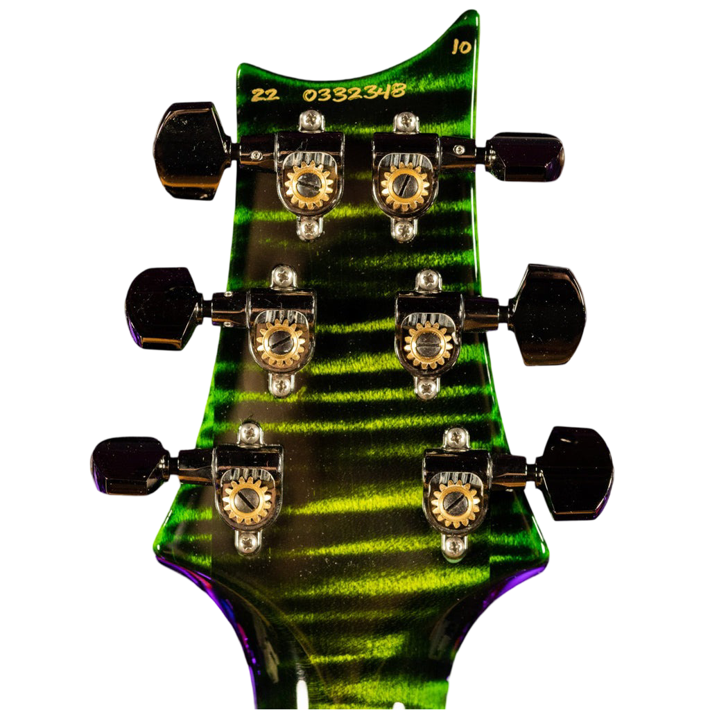 Đàn Guitar Điện PRS Custom 24 Wood Library 10 Top, Jade Green Burst w/Case