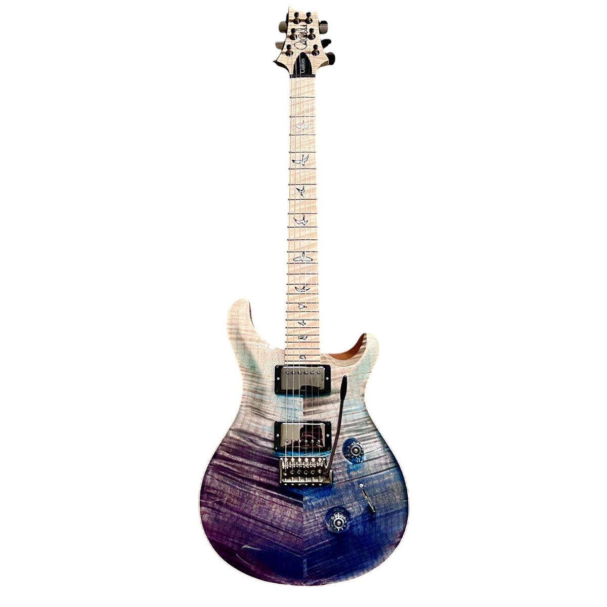 Đàn Guitar Điện PRS Custom 24 Wood Library 10 Top, Violet Blue Faded w/Case
