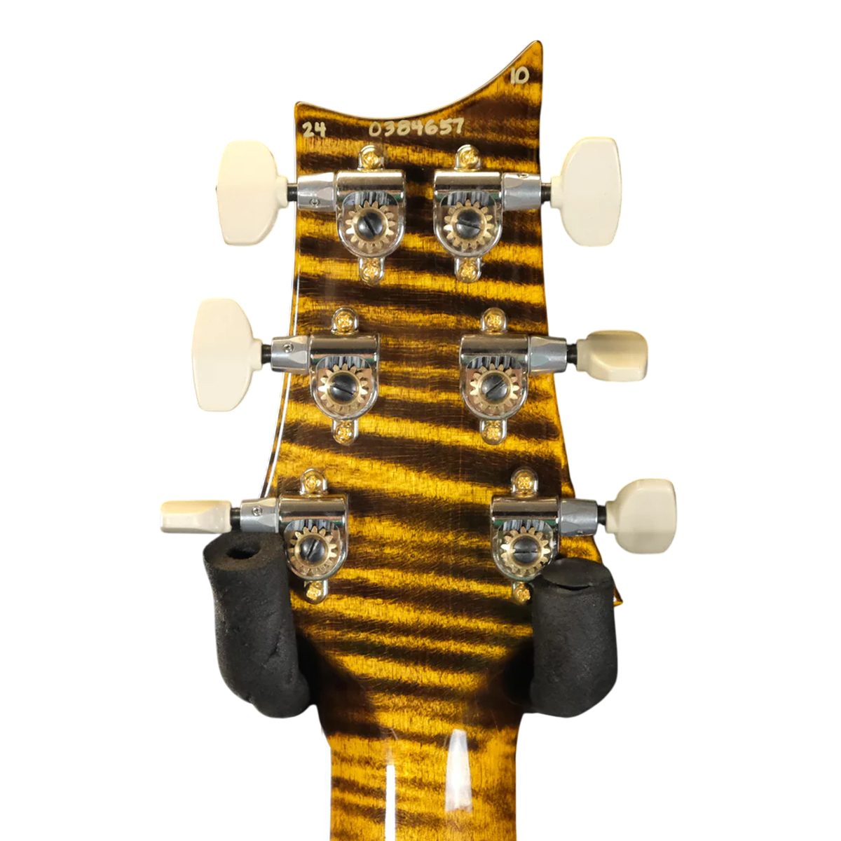 Đàn Guitar Điện PRS Custom 24 Piezo Wood Library 10 Top, Yellow Tiger w/Case