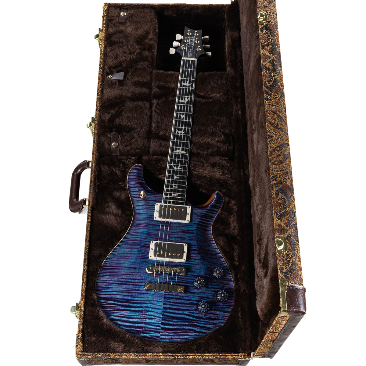 Đàn Guitar Điện PRS McCarty 594 Wood Library 10 Top, Violet Indigo w/Case