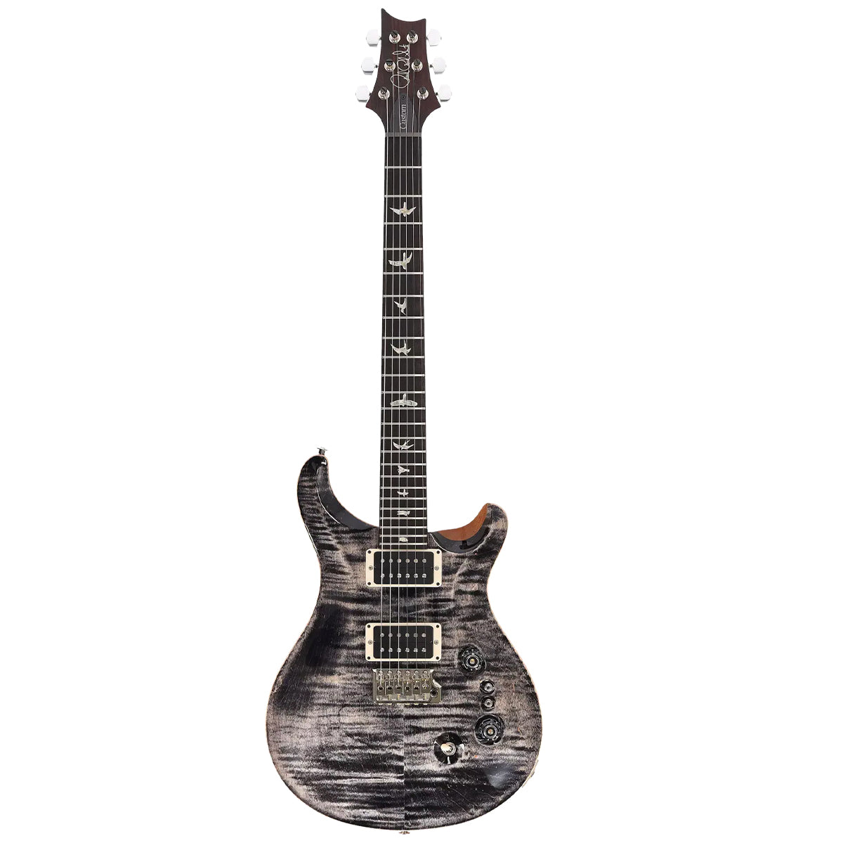 Đàn Guitar Điện PRS Custom 24-08 Wood Library 10 Top, Charcoal w/Case