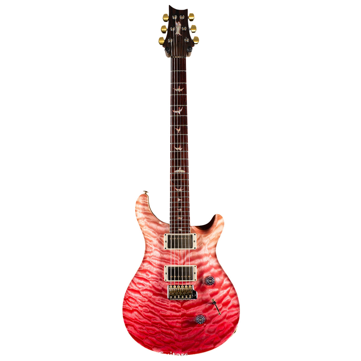 Đàn Guitar Điện PRS Custom 24 Wood Library 10 Top, Bonnie Pink Fade Quilt w/Case