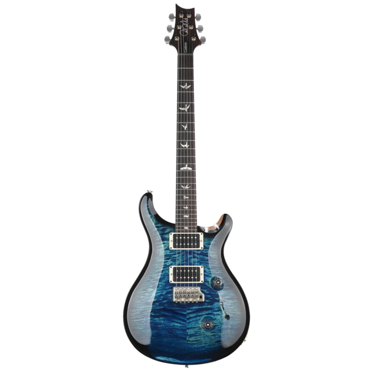 Đàn Guitar Điện PRS Custom 24, River Blue Smokewrap Burst w/Case