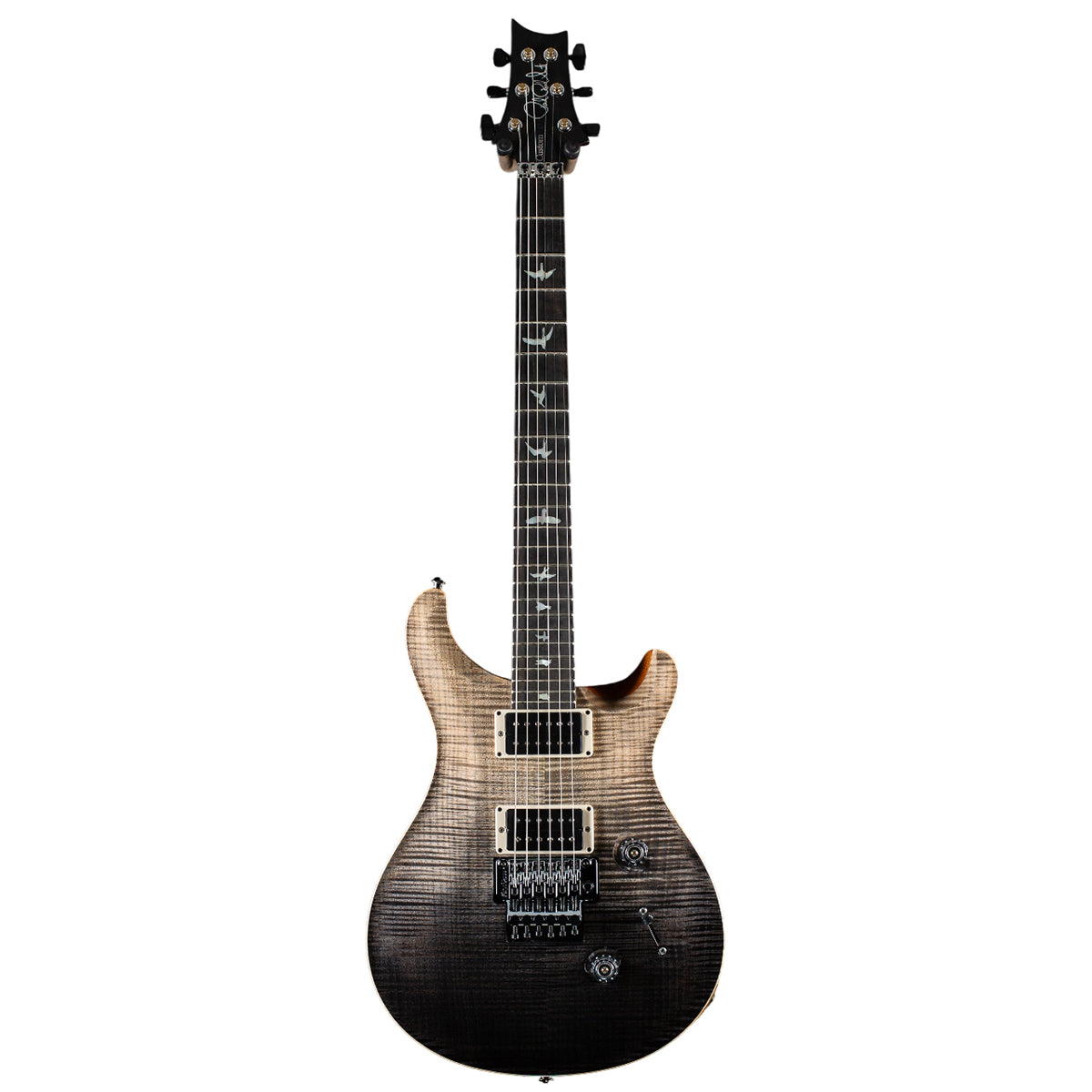 Đàn Guitar Điện PRS Custom 24 "Floyd" Wood Library 10 Top, Grey Black Fade w/Case