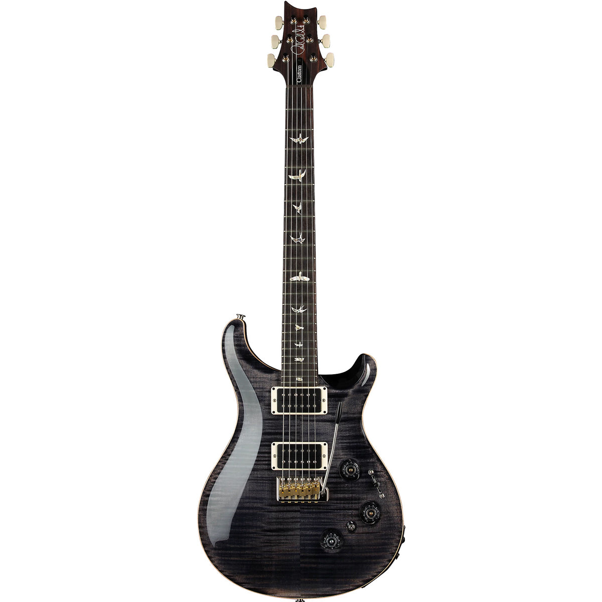Đàn Guitar Điện PRS Custom 24 Piezo, Gray Black w/Case