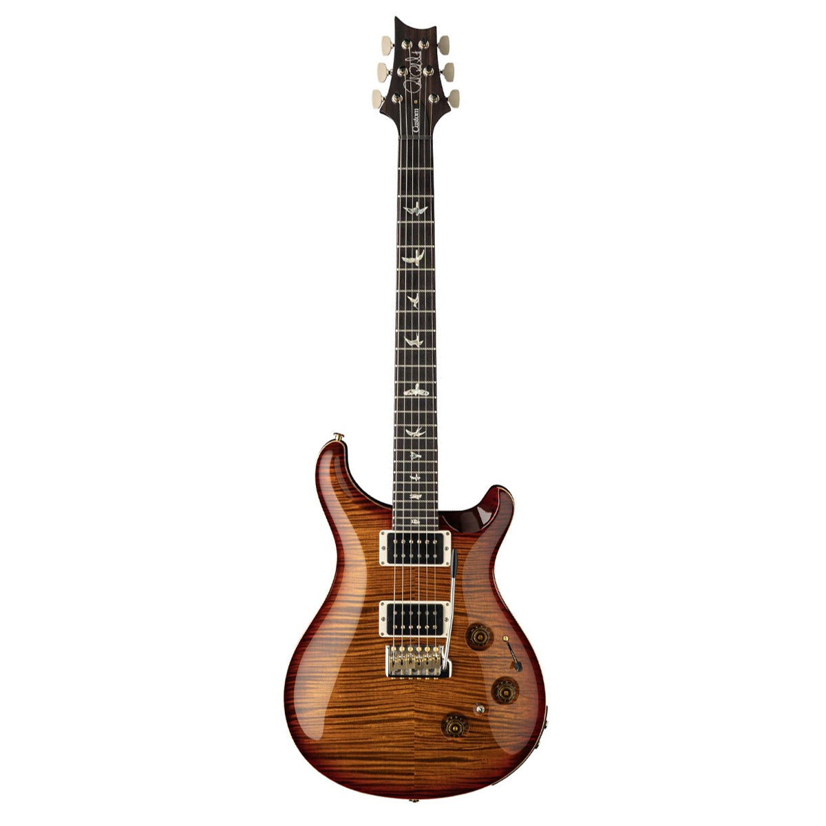 Đàn Guitar Điện PRS Custom 24 Piezo, Dark Cherry Sunburst w/Case