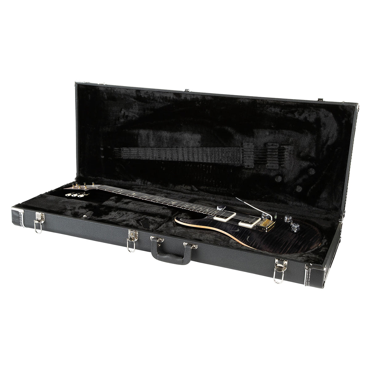 Đàn Guitar Điện PRS Custom 24 Piezo, Gray Black w/Case