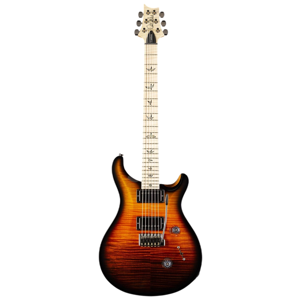 Đàn Guitar Điện PRS Custom 24 Wood Library 10 Top, Orange Fade Smokeburst w/Case