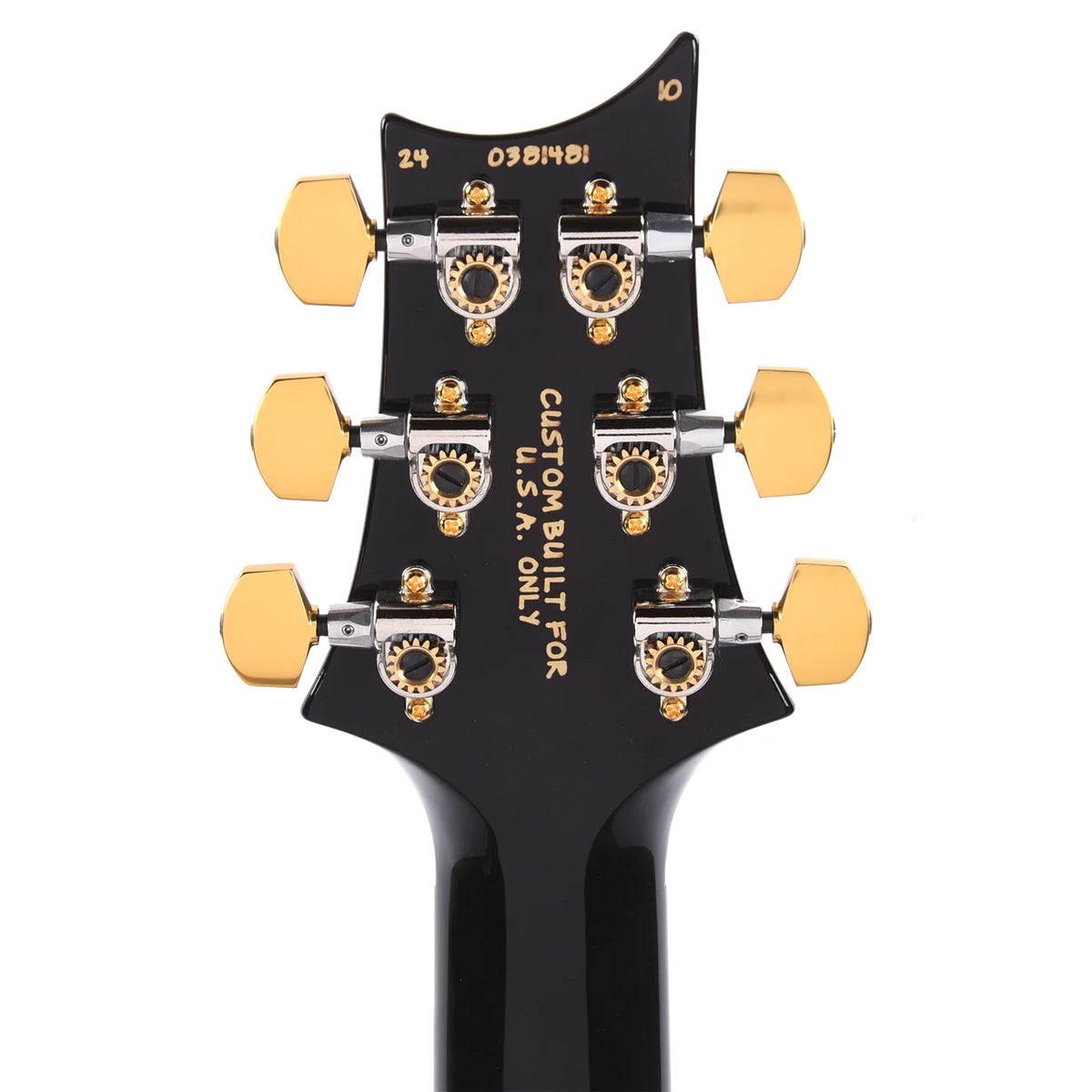 Đàn Guitar Điện PRS Custom 24 Piezo Wood Library 10 Top, Quilt Black Gold Burst w/Case