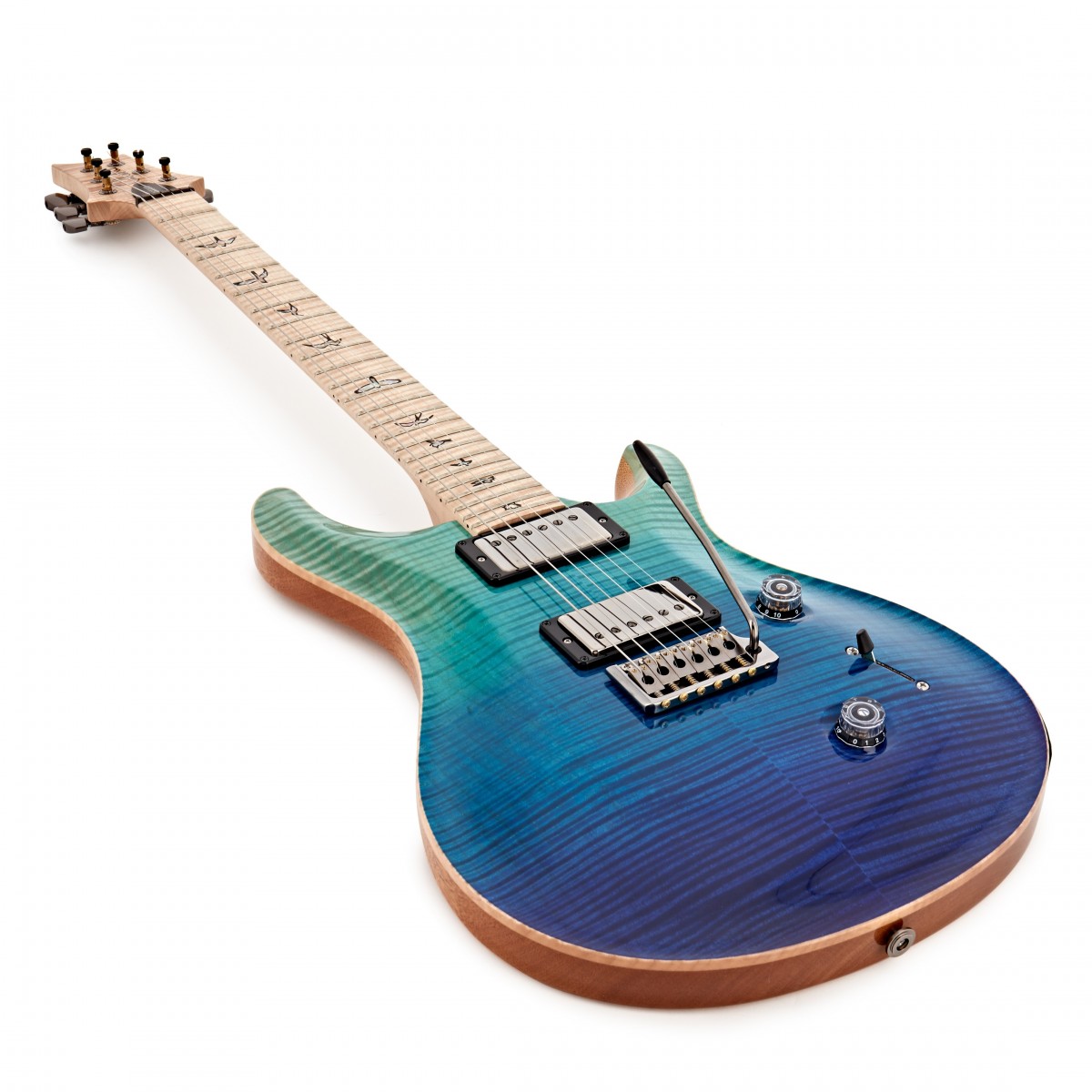 Đàn Guitar Điện PRS Custom 24 Wood Library 10 Top, Blue Fade w/Case