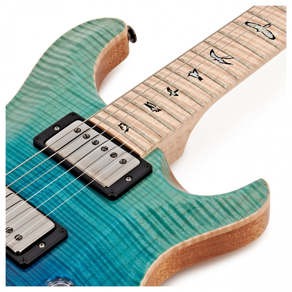 Đàn Guitar Điện PRS Custom 24 Wood Library 10 Top, Blue Fade w/Case