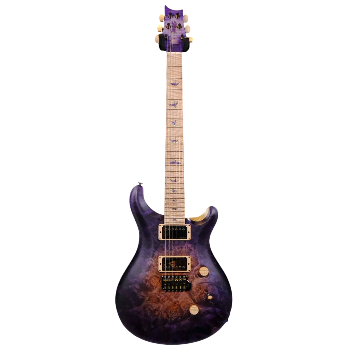 Đàn Guitar Điện PRS Custom 24 Wood Library 10 Top Private Stock, Satin Purple Smokeburst w/Case
