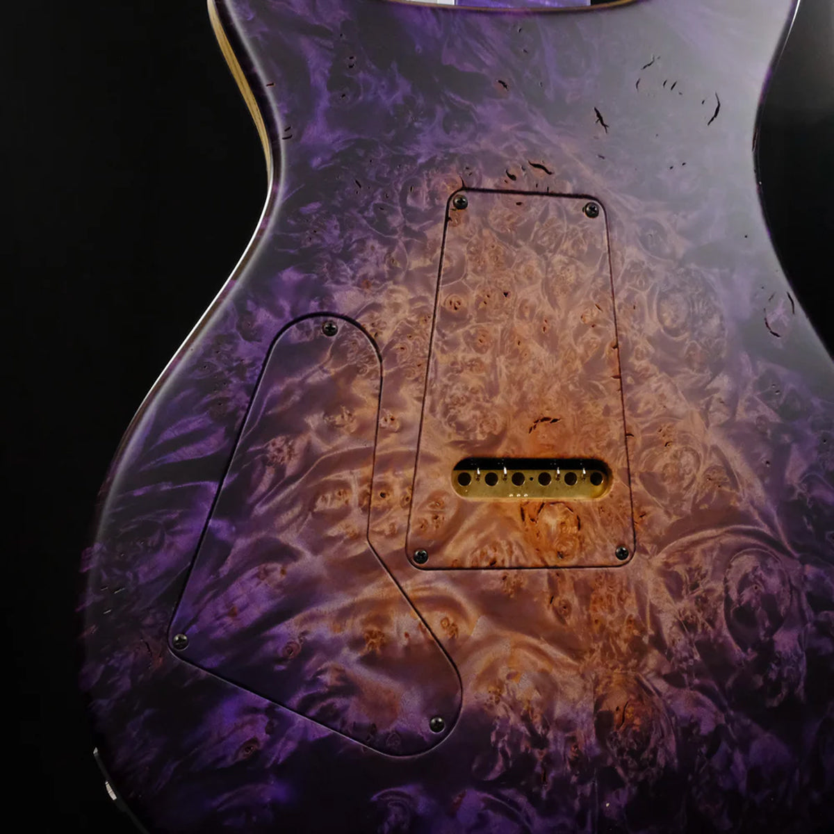 Đàn Guitar Điện PRS Custom 24 Wood Library 10 Top Private Stock, Satin Purple Smokeburst w/Case