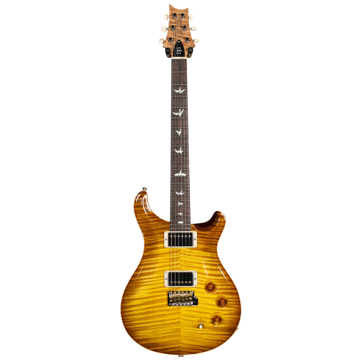 Đàn Guitar Điện PRS DGT Wood Library 10 Top, Flame Livingston Lemon Drop w/Case