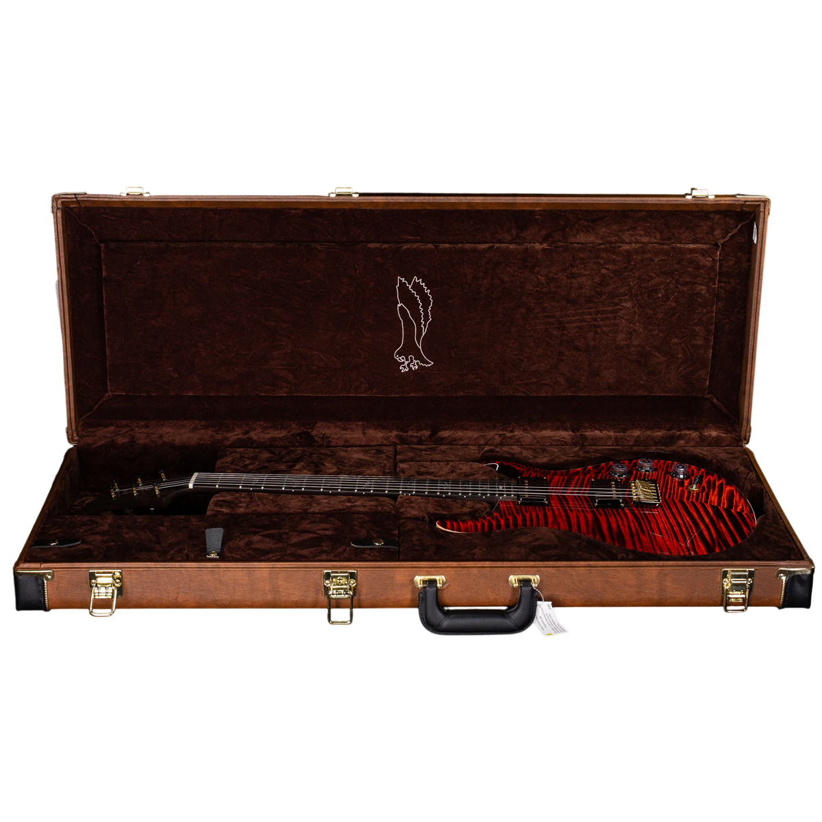 Đàn Guitar Điện PRS DGT Wood Library 10 Top Private Stock, Semi Hollow Magma w/Case