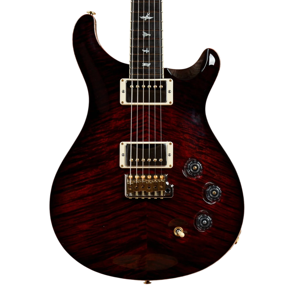 Đàn Guitar Điện PRS DGT Wood Library 10 Top, Fire Red Burst w/Case