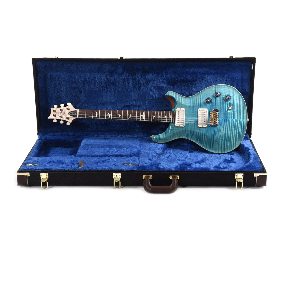 Đàn Guitar Điện PRS DGT Wood Library 10 Top, Flame Aquableux w/Case