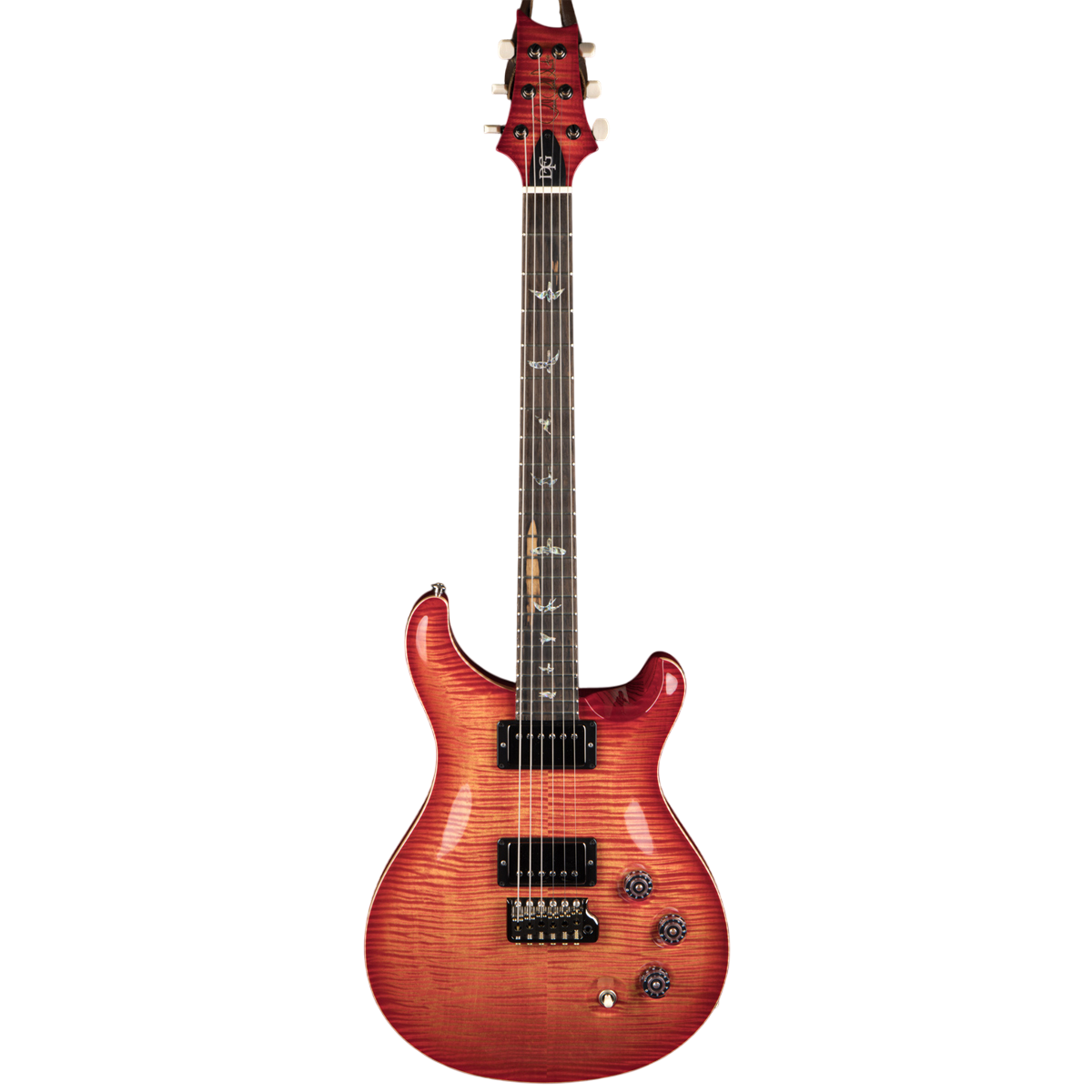 Đàn Guitar Điện PRS DGT Wood Library 10 Top, Blood Orange w/Case