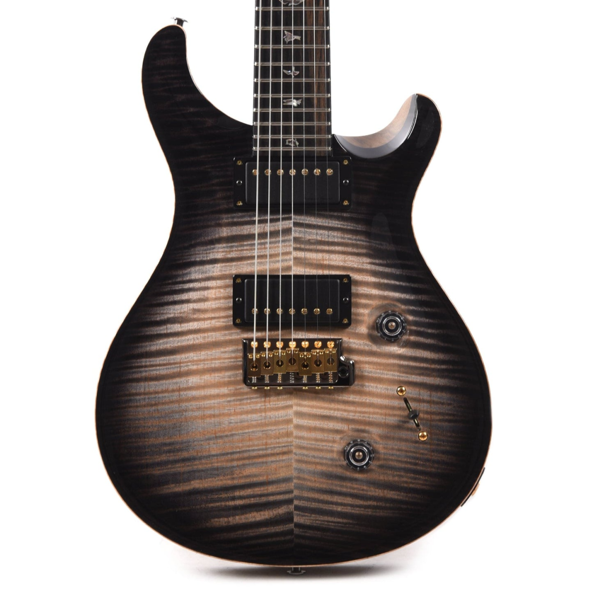 Đàn Guitar Điện PRS DGT Wood Library 10 Top Private Stock, Charcoal Glow Smoked Burst w/Case