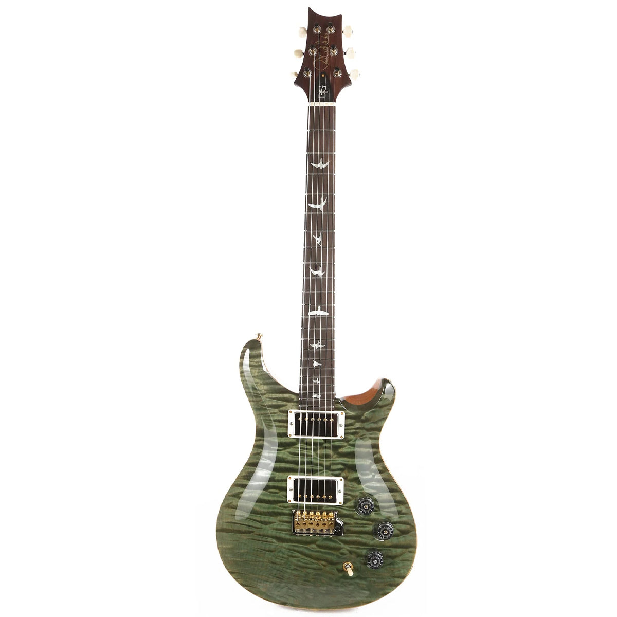 Đàn Guitar Điện PRS DGT Wood Library 10 Top, Trampas Green w/Case