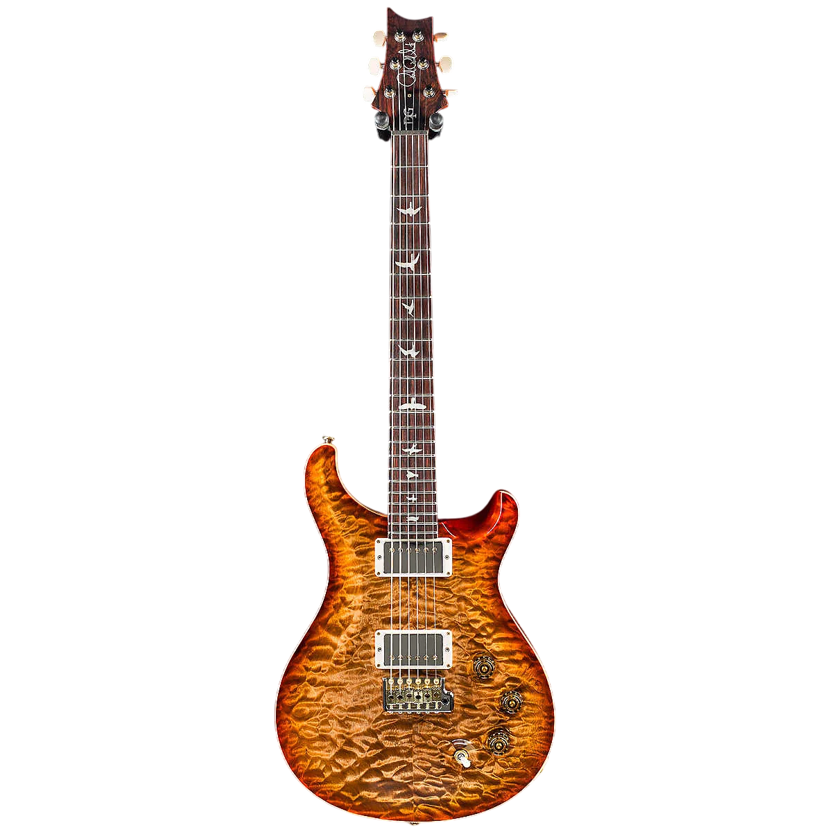 Đàn Guitar Điện PRS DGT Wood Library 10 Top, Quilt Autumn Burst w/Case