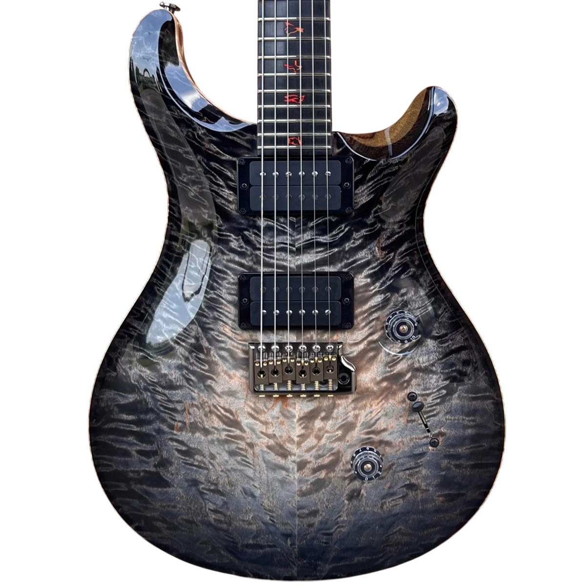 Đàn Guitar Điện PRS DGT Wood Library 10 Top Private Stock, Grey Black Fade w/Case