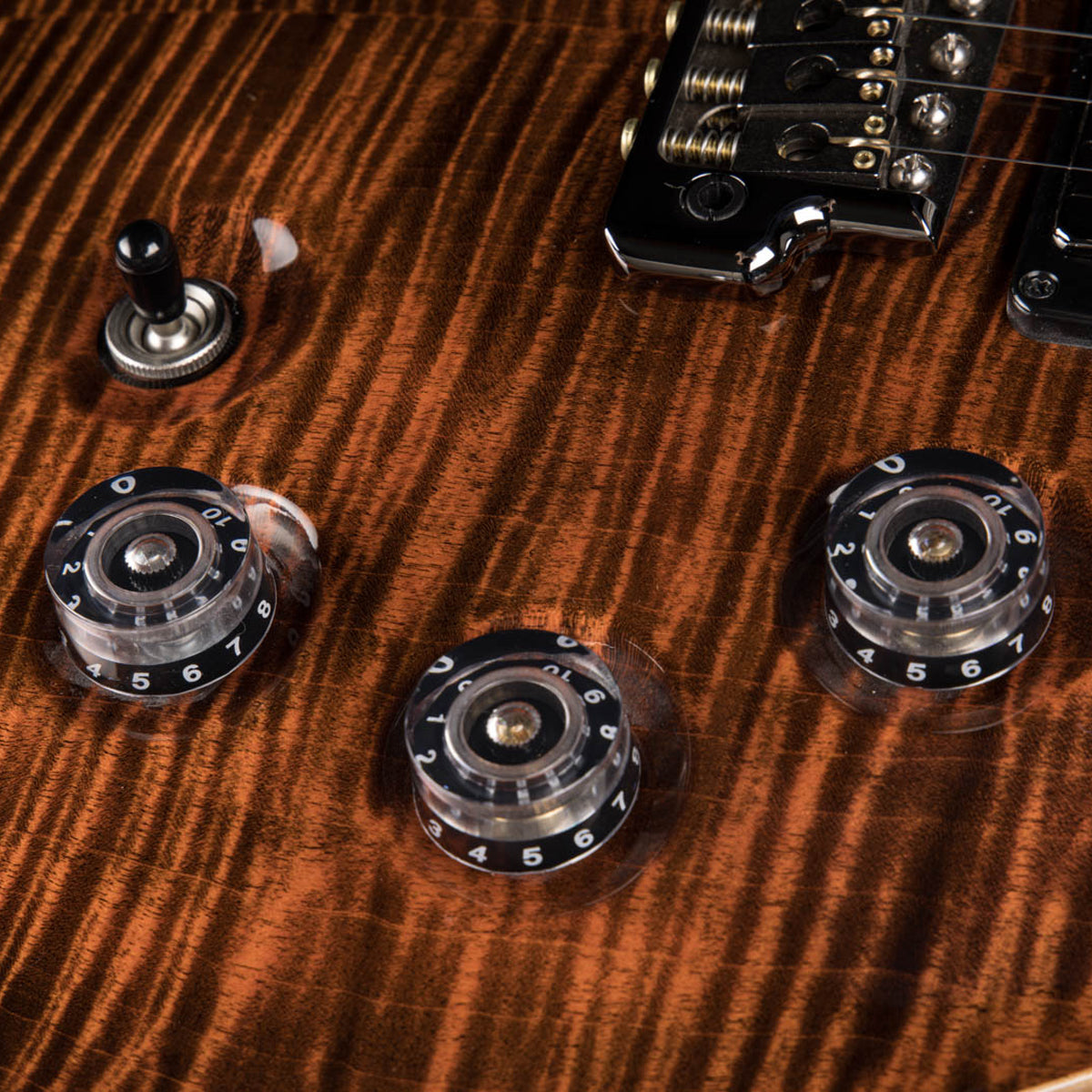 Đàn Guitar Điện PRS DGT Wood Library 10 Top, Orange Tiger w/Case