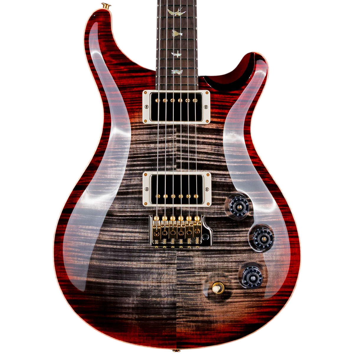 Đàn Guitar Điện PRS DGT Wood Library 10 Top, Charcoal Cherry Burst w/Case