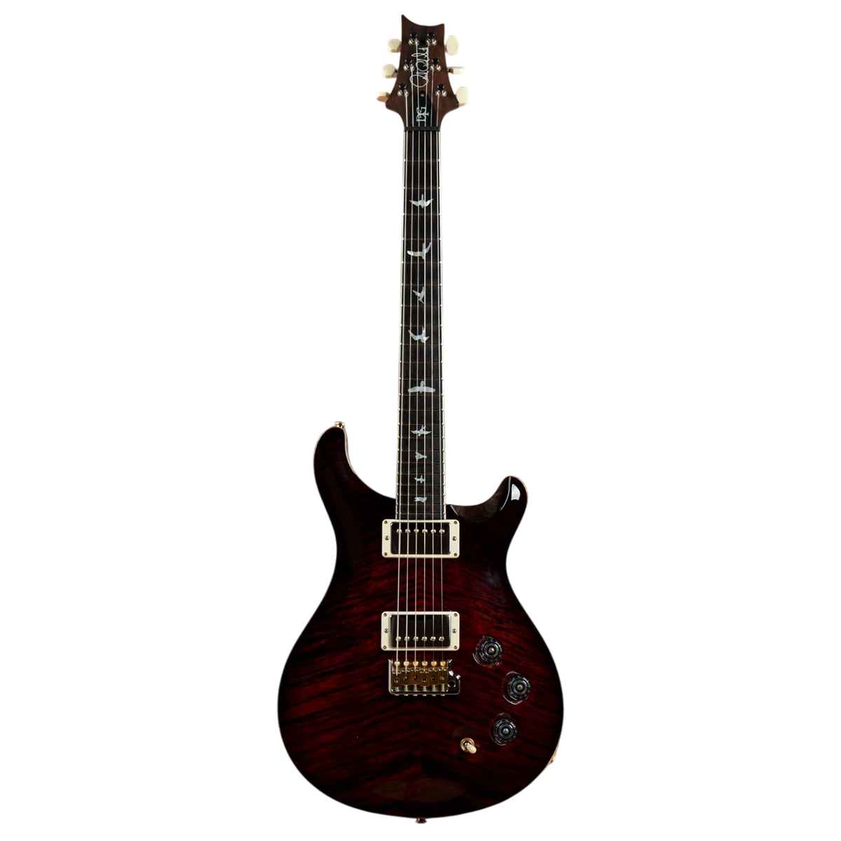 Đàn Guitar Điện PRS DGT Wood Library 10 Top, Fire Red Burst w/Case