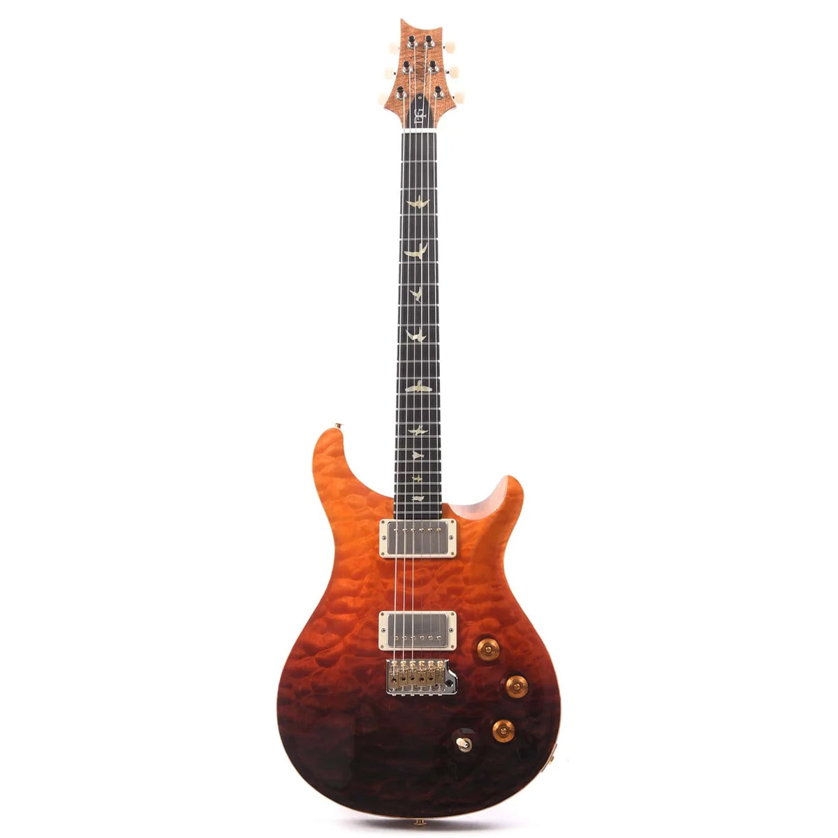 Đàn Guitar Điện PRS DGT Wood Library 10 Top, Quilt Orange Fade w/Case