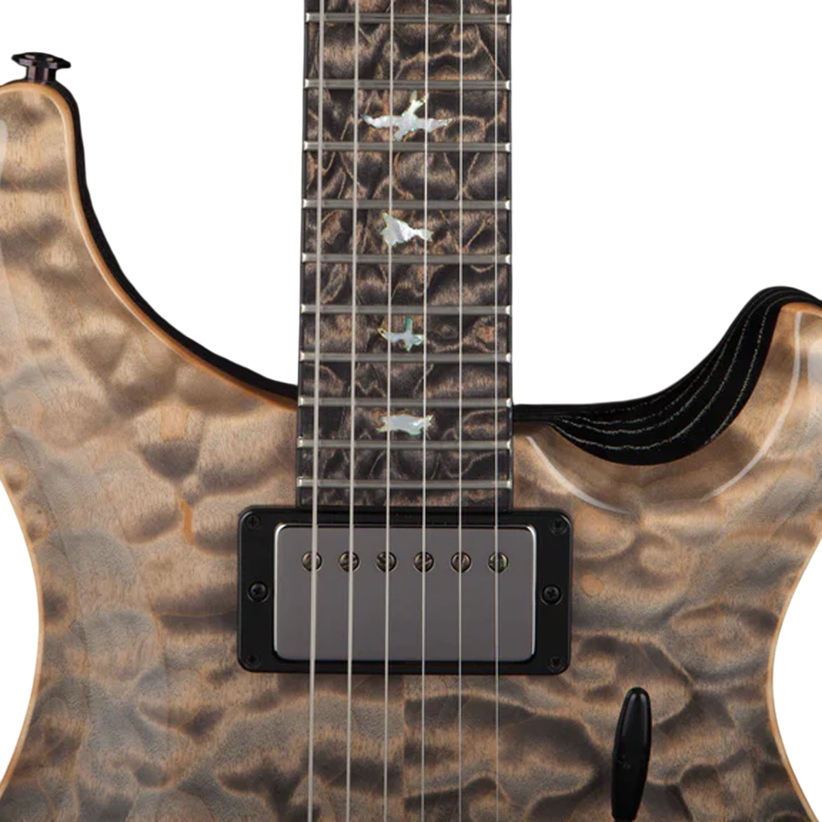 Đàn Guitar Điện PRS DGT Wood Library 10 Top Private Stock, Frostbite Glow w/Case