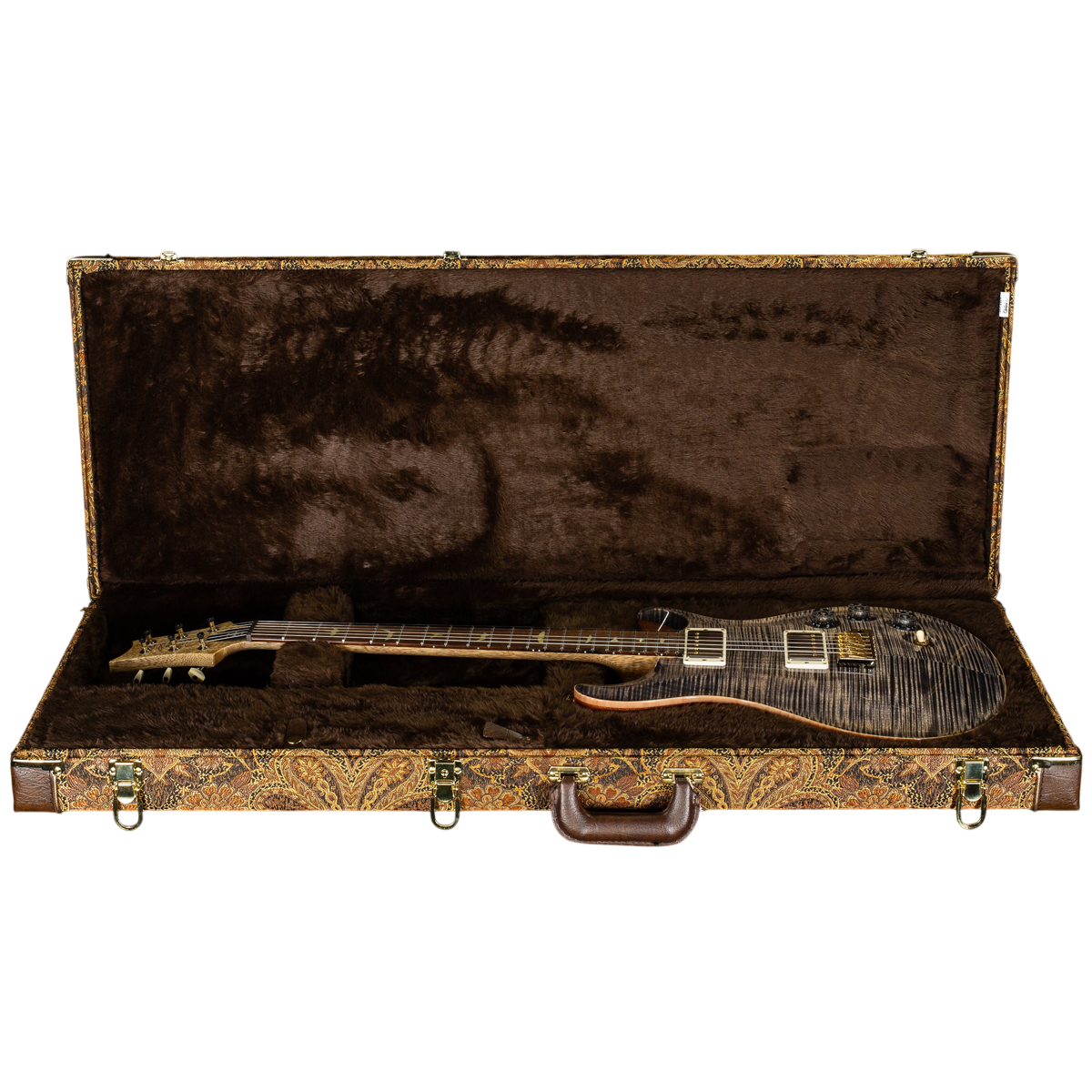 Đàn Guitar Điện PRS DGT Wood Library 10 Top, Korina Charcoal w/Case