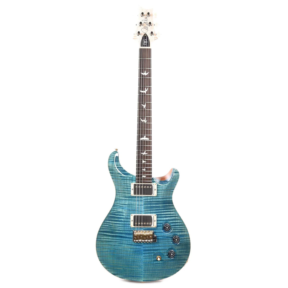 Đàn Guitar Điện PRS DGT Wood Library 10 Top, Flame Aquableux w/Case