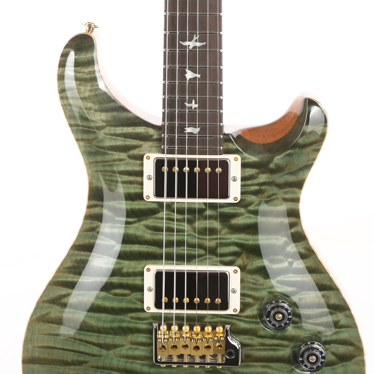 Đàn Guitar Điện PRS DGT Wood Library 10 Top, Trampas Green w/Case