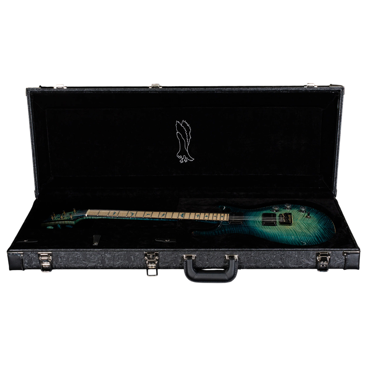 Đàn Guitar Điện PRS DGT Wood Library 10 Top Private Stock, Sub Zero Glow w/Case