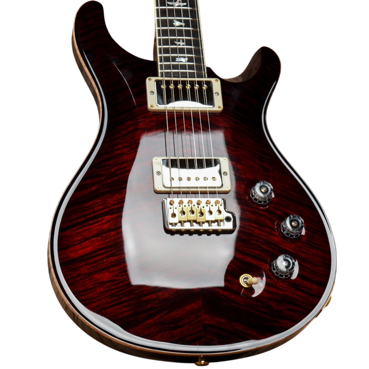 Đàn Guitar Điện PRS DGT Wood Library 10 Top, Fire Red Burst w/Case