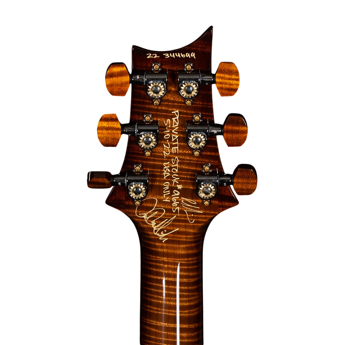 Đàn Guitar Điện PRS DGT Wood Library 10 Top Private Stock, Roasted Natural Smokeburst w/Case