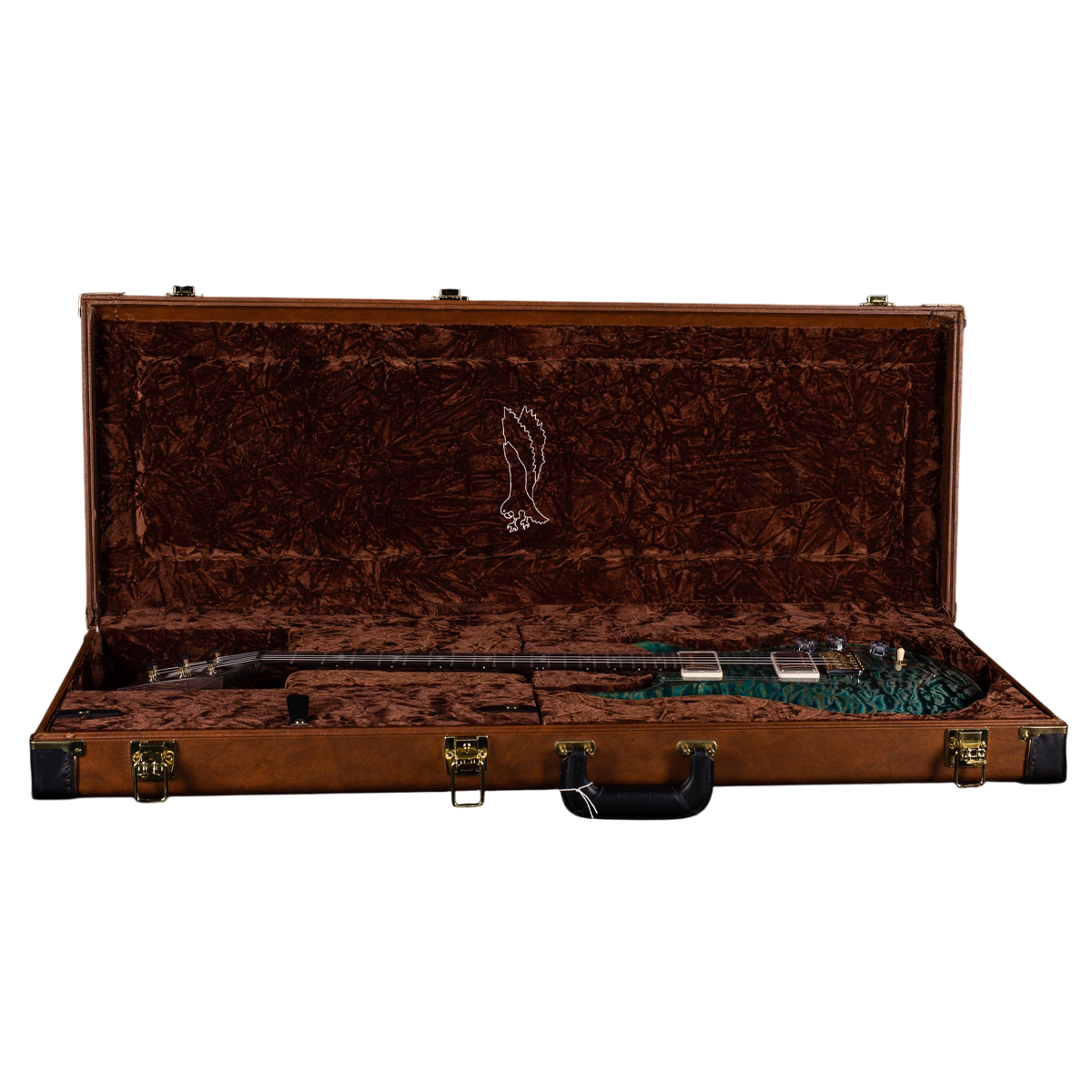 Đàn Guitar Điện PRS DGT Wood Library 10 Top Private Stock, Blue Steel w/Case