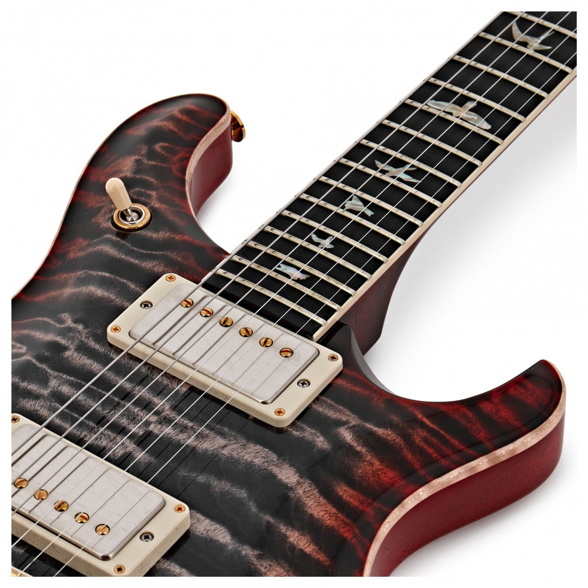 Đàn Guitar Điện PRS McCarty 594 Wood Library 10 Top, Quilt Charcoal Cherry Burst w/Case